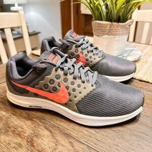Nike Downshifter Running Shoes Athletic Training Sneakers Gray Coral Women 9‎